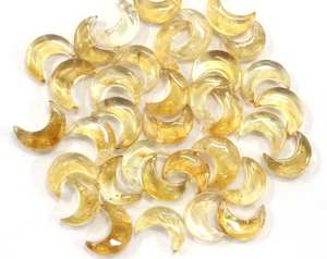 หินสีเหลืองซิทรีนธรรมชาติที่สวยงาม5ชิ้นหินสีเหลืองมะนาวธรรมชาติที่เรียบเนียนสวยงาม - Product Image 3