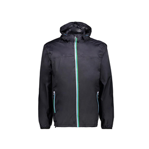 Veste bomber à capuche personnalisée imperméable coupe-vent en polyester à séchage rapide avec poignets élastiques légère pour homme – Hiver - Product Image 3