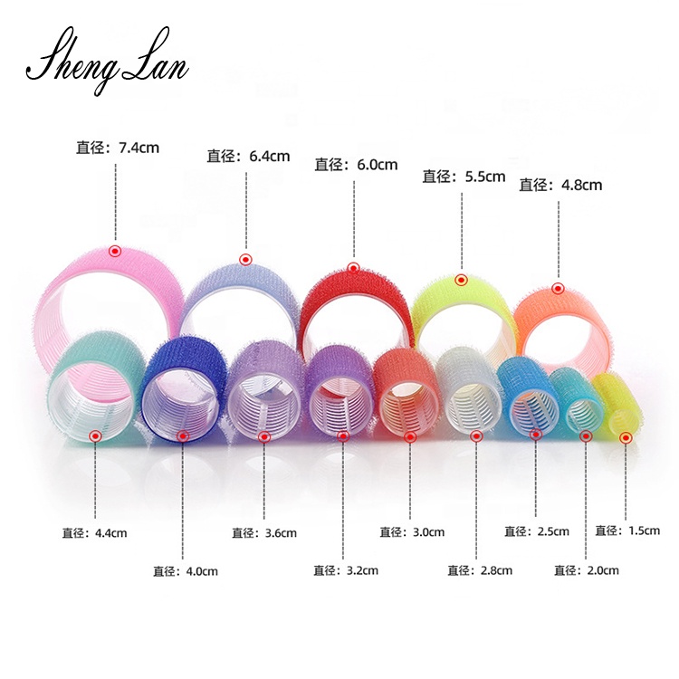 Shenglan 6 шт. в лоте; Большой Ролик волос комплекты бигуди для длинных волос без тепла Парикмахерская Бигуди для женщин