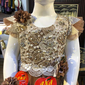 Vestido floral con volantes con diadema en varios colores Ropa de Fiesta de Primavera Diseño elegante para niñas - Product Image 3