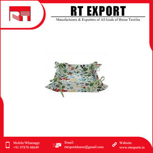 Cesta de pan de etiqueta privada Material de algodón OEM de alta calidad Patrón personalizado Cesta de pan para proveedor - Product Image 6