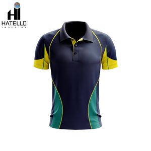 High Quality Wholesale Custom Polo Shirts Your Own Logo Quick Dry Mesh PoloTees Breathable Polo - Product Image 1