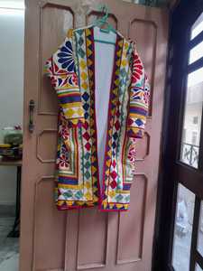 Main Brodé Patchwork Banjara Vintage Tissu Veste - Product Image 2