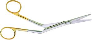 Surgical KNIGHT Scissors Supercut <b>Tungsten</b> Carbide insert 18cm Angled - Product Image 3