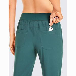 Pantalon de survêtement en molleton pour femmes, leggings et pantalons taille haute personnalisés, vente en gros, - Product Image 4