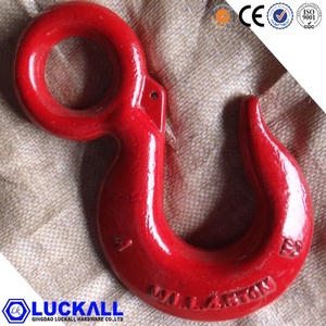 Yellow Painted Us Type Drop Forged <strong>Lifting</strong> Heavy Duty Alloy Steel Eye Cargo Hanging <strong>Hook</strong> <strong>with</strong> Latch 320 LKHOOK Mining 1.5Ton - Product Image 6