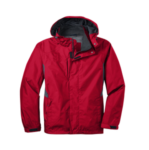 Custom <b>Men's</b> Winter Breathable <b>Raincoat</b> Windbreaker Waterproof Hooded Lightweight Coated Shell Drawcord Hem Reflective Jacket - Product Image 1