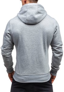 Sudaderas con Capucha Personalizadas OEM 2021 para Hombre, Diseño Sólido, Tejido de Felpa, Cuello Redondo, Bolsillos, Tallas Grandes, Logotipo Impreso, Venta al Por Mayor de Fábrica - Product Image 3