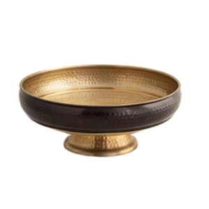 Bol à fruits décoratif de légumes fait à la main, finition dorée de grande taille, belle qualité, fabriqué en inde, Logo personnalisé, acceptable, pour plateau de table - Product Image 1