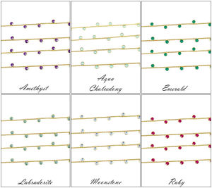 Crystal <b>Quartz</b> Faceted 4mm Round Gemstone Fancy Bezel Chain Jewelry Making Components, Necklace/<b>Bracelet</b> Making Chain - Product Image 3