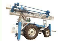Plateforme de forage de puits d'eau profonde montée sur chariot PRL, diamètre de forage maximal de 150 mm, vitesse de 1000 pieds/min, capacité de profondeur de 100 à 300 m