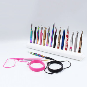 แหนบสำหรับขนตาเพิ่มวอลลุ่มแหนบต่อขนตาปลอมทำจากสเตนเลสฉลากตามสั่ง - Product Image 2