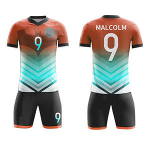 En gros Taux Top Qualité Pas Cher Football Uniforme 100% Polyester Logo Personnalisé Nouveau Club De Football Uniforme - Product Image 3