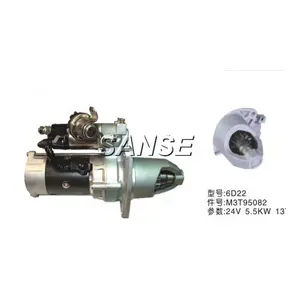 Excavator 6D22 engine starter M3795082 starting motor for HD1250 Sanse