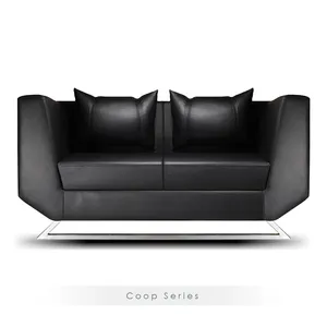Leather Office Sofa Modern Armchair Living Room Rest Room Waiting Place Guest Armchair - Made in Turkey