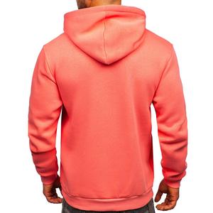 2021 unisexe surdimensionné pulls décontractés de haute qualité en coton biologique impression personnalisée Streetwear à capuche teint uni pour l'hiver des hommes - Product Image 6