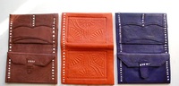 Portefeuille en cuir véritable marocain unisexe, fait à la main, 10 options personnalisées disponibles, option OEM pour les sacs à bandoulière pour femmes