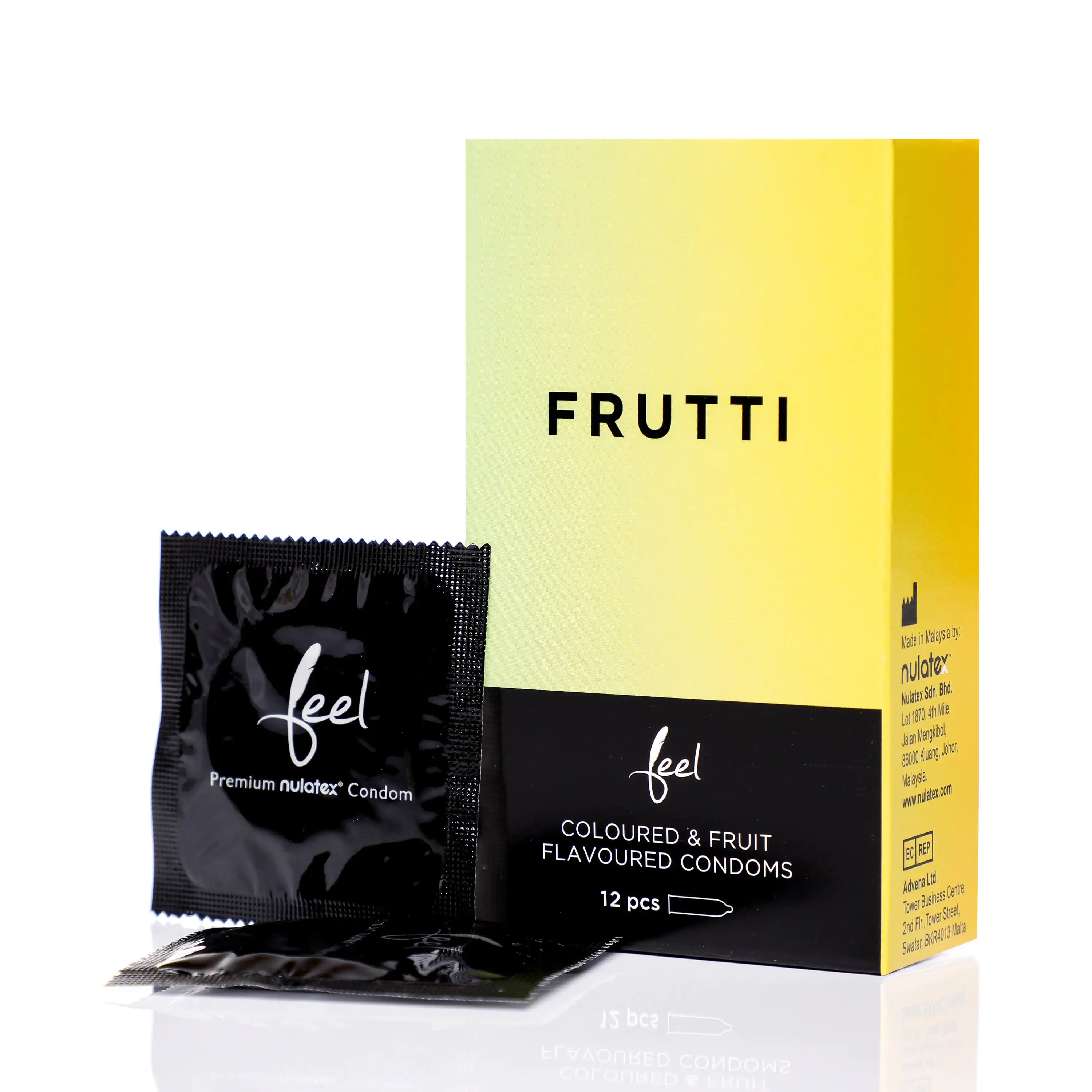 Popfeel — préservatifs de fruits fruti en Latex, 12 pièces, décorations en silicone, de fraise, Premium
