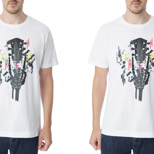 เสื้อยืดคอกลมสีขาวแบบสบายๆ สไตล์ลำลอง ออกแบบใหม่ตามสั่ง สำหรับเด็กผู้ชาย/ผู้ชาย ตามความต้องการของลูกค้า - Product Image 5