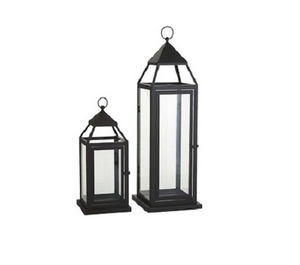 Iron And <b>Glass</b> Black Color Hanging <b>Lantern</b> Greatest Quality <b>Lantern</b> For Wedding And Home Decoration Use - Product Image 4