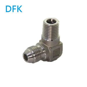 DFK JIC 37 Flare Acero inoxidable Codo macho Accesorios de tubería Piezas hidráulicas 1/2 "-2" Certificado ISO 9001 - Product Image 6