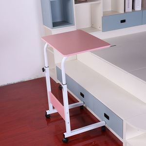 Điều Chỉnh Chiều Cao Bảng Xách Tay Gỗ Giường Máy Tính Xách Tay Bảng Với Bánh Xe - Product Image 2