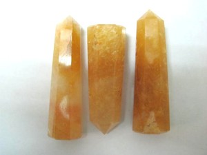 Obelisco de cuarzo dorado Curación natural Punto de cristal Piedra preciosa suelta a la venta en línea - Product Image 2