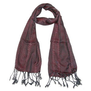Écharpe pour homme en viscose multicolores avec paillettes - Longue, toutes saisons, marque CRAFTSHUB en gros - Product Image 1