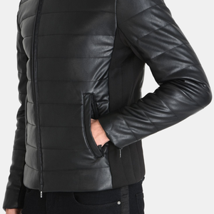Blouson d'hiver rembourré pour hommes, avec logo personnalisé, à la mode - Product Image 5