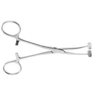 Pitanguy Manual 5,5 ''(14cm) Fórceps de aleta de acero inoxidable Instrumento quirúrgico con certificación CE Clase I para agarrar aleta de'' - Product Image 2