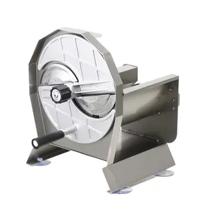 Professional Stainless Steel Manual Spinning Control Operation Food Slices Fruits Vegetables Slicer