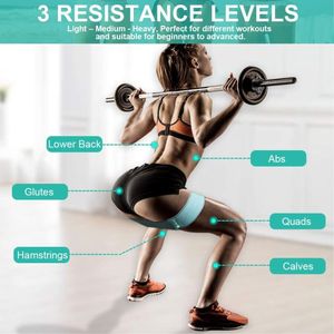 2025 venta al por mayor Durable PK forma de cadera bandas de entrenamiento bandas de resistencia de tela de entrenamiento Fitness en casa bandas de ejercicio antideslizantes anchas - Product Image 6