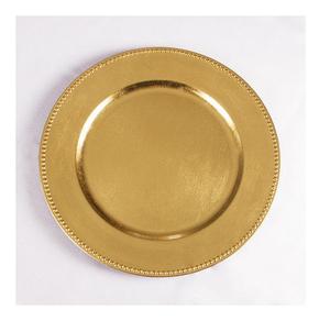 Mejor Hotel Restaurante Suministro Placa de cargador de metal Fabricante al por mayor Diseño Mesa Placa de cargador de metal Venta al por mayor Exportación - Product Image 5