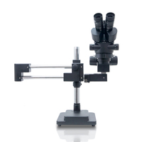 Multi-Axis Adjustable Metal Arm Support for Binocular Stereo Microscope Table Stand Part Holder