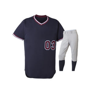 Conjunto de ropa de softbol de béisbol Unisex de fábrica directa, poliéster transpirable bordado personalizado, estampado competitivo de talla grande - Product Image 1