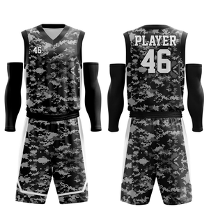 Traje de sublimación de chaleco suelto, camisetas de baloncesto en blanco, uniformes - Product Image 1