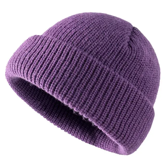 Chapéus de lã reciclado para homens e mulheres, gorro de malha, designer de inverno, à prova de vento, aquecedor total, 2022