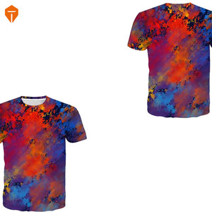 เสื้อยืดคอกลมสีพื้นระบายอากาศลำลองสำหรับผู้ชาย,เสื้อยืดทรงหลวมเรียบง่าย - Product Image 6