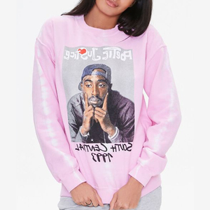 OEM Latest Sweat Shirt digital printing Bright colors for <b>women</b> Customized for Casual 100% cotton - Product Image 2