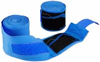 Bandes de boxe d'entraînement MMA en coton 100% de haute qualité avec logo personnalisé, couleur et taille sur mesure