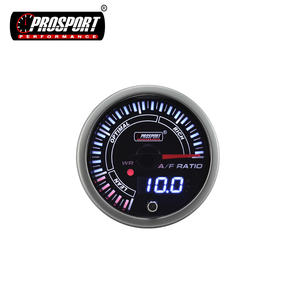 Medidor de banda ancha AFR de belleza japonesa de 60mm, medidor de relación de combustible de aire con lente ahumada para automóviles y camiones, nueva condición - Product Image 2