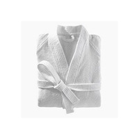 Peignoir en tissu éponge unisexe Robes de bain d'hôtel/spa Robes de bain classiques - Vendeur sportif indien 100% coton à fibres longues pour hommes ou femmes