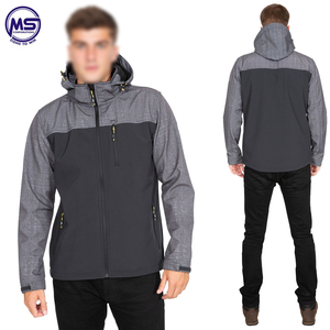 Venta caliente Chaquetas de concha suave para hombres de calidad superior Último diseño con bolsillos con cremallera de cuello alto y características con capucha - Product Image 5
