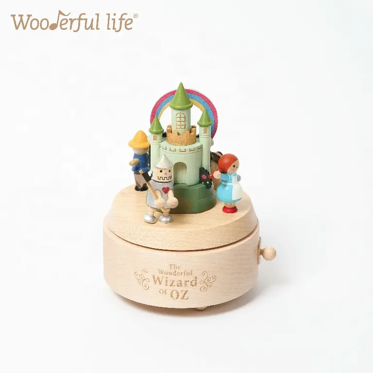 [1] Wholesale Wooden Music Box The Wonderful Wizard of Oz