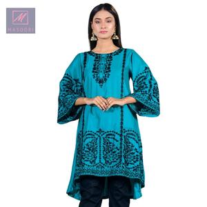 Kurtis de broderie en coton faits à la main pour adultes 2025 vêtements de fête traditionnels indiens Salwar Kameez - Product Image 1