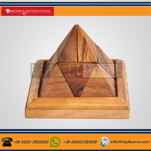 Chất Lượng Cao Giáo Dục Bằng Gỗ Kim Tự Tháp Câu Đố Đồ Chơi Phong Cách Tự Nhiên Trò Chơi - Product Image 5