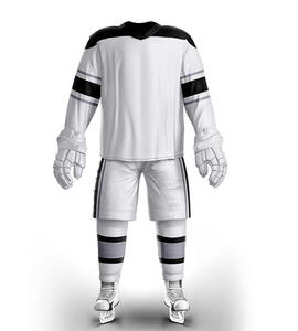 Nuevo estilo de entrenamiento uniforme de hockey sobre hielo impresión personalizada sublimación 100% poliéster adulto Club equipo ropa deportiva Hockey Jersey Set - Product Image 5