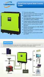 Convertisseur hybride solaire 220vac On/off Gird Tie Inverter <span class=keywords><strong>Infinisolar</strong></span> 5kw Convertisseur/système d'énergie solaire hybride 5kw Convertisseur - Product Image 3