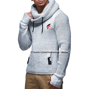 Sweat-Shirt avec col ras du cou pour hommes, Design vintage, sur mesure, en coton, tricoté à uni, à manches longues, offre spéciale, 2021 - Product Image 6