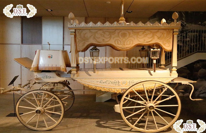 オープントップのポータブルでモダンなスチール製馬車、結婚式イベント